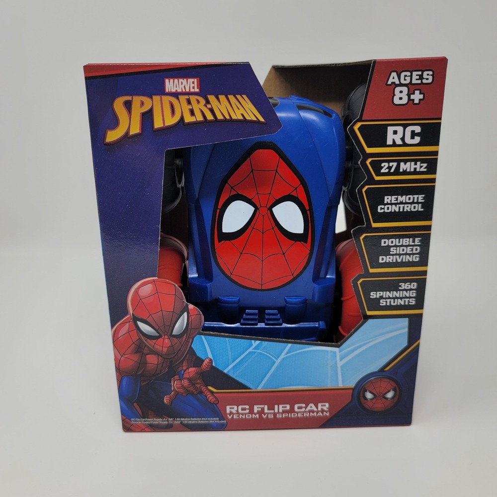 Marvel Spider-Man vs‎ Venom RC Flip Car 27 MHz Remote Control Ages 8+